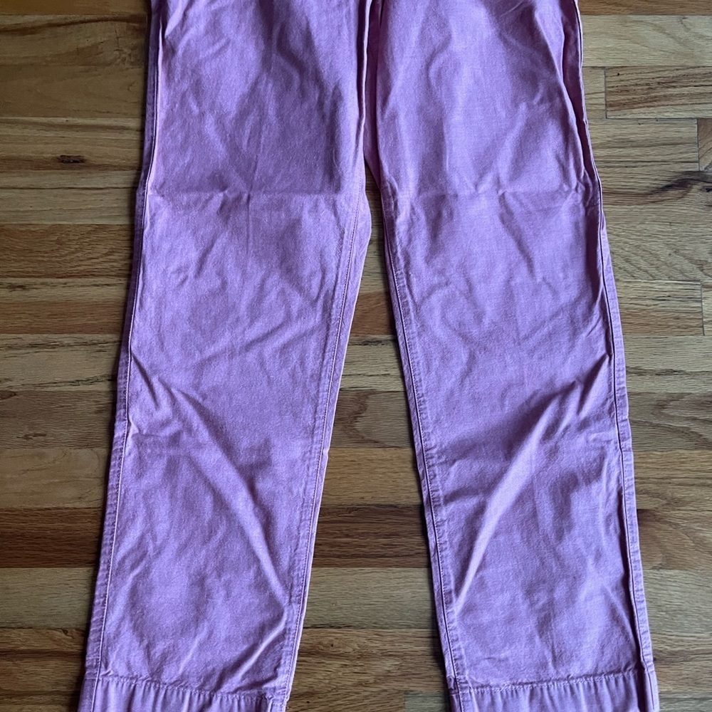 TOMMY HILFIGER Salmon Trouser Pants Cotton 32x30 - Picture 4 of 5